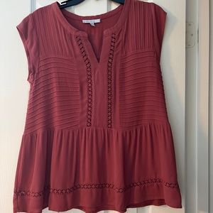 Dull burnt orange shirt